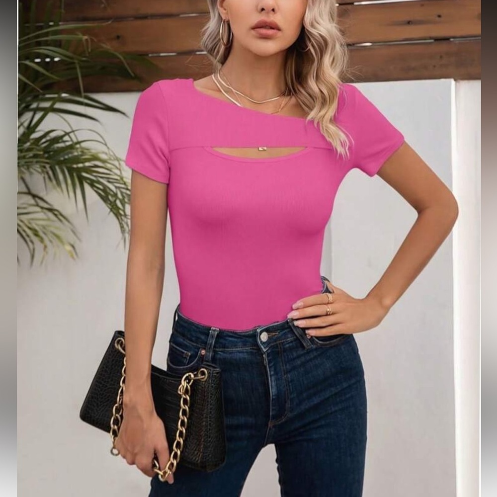 Elegant Pink Women's Top